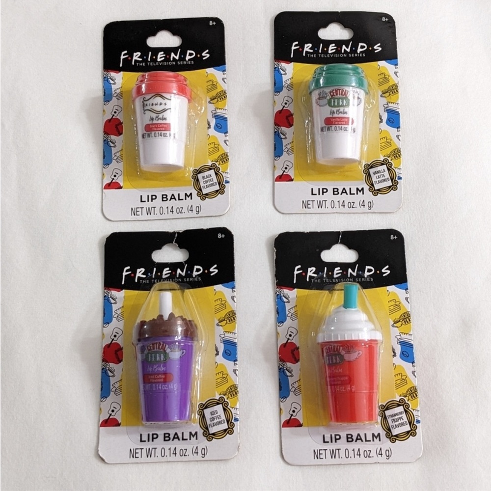 FRIENDS Bundle of 4 Central Perk Lip Balm Brand New